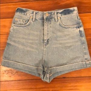 Topshop Mom jean shorts